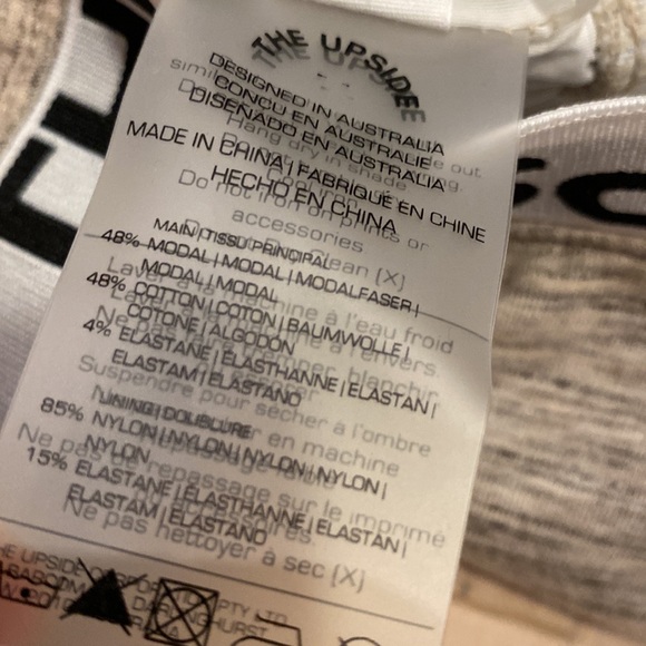 The upside lotus Anna oatmeal bra small - Picture 6 of 7